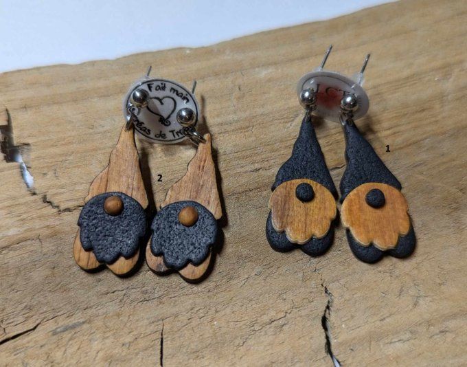 Boucles d'oreilles gnome